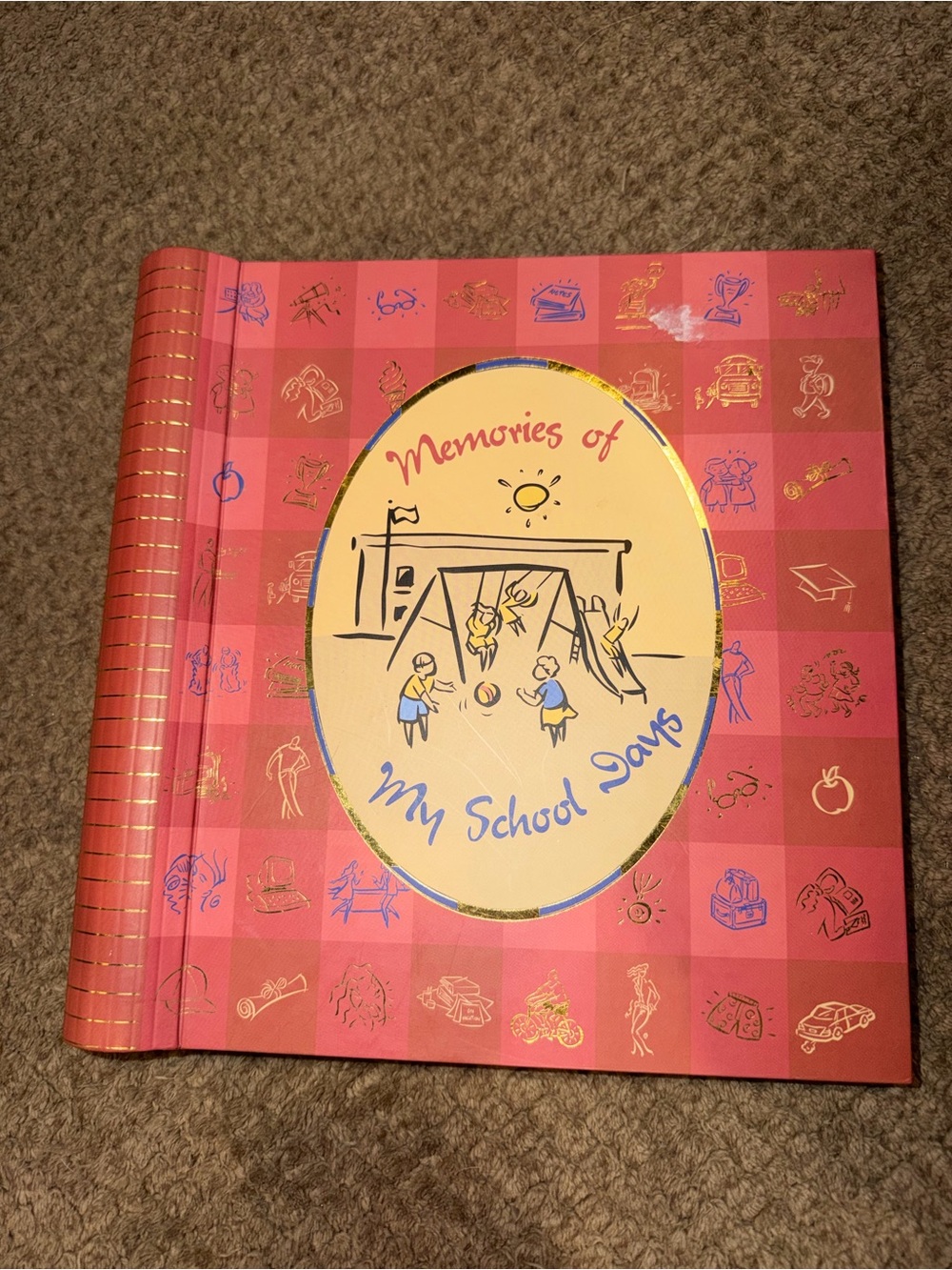 Vintage Memories of My School Days Memory Book
